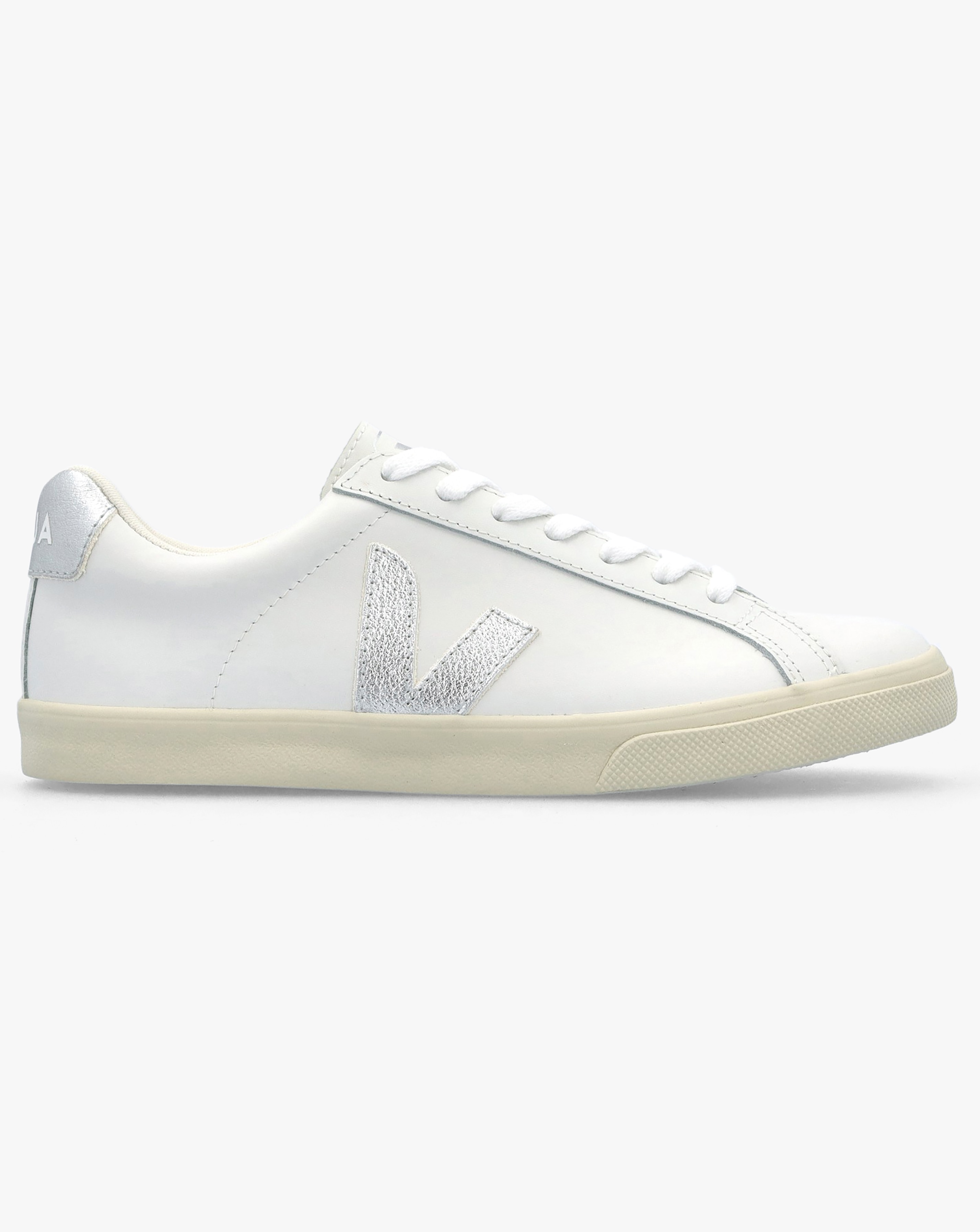 Veja Esplar Logo White Black Trainers