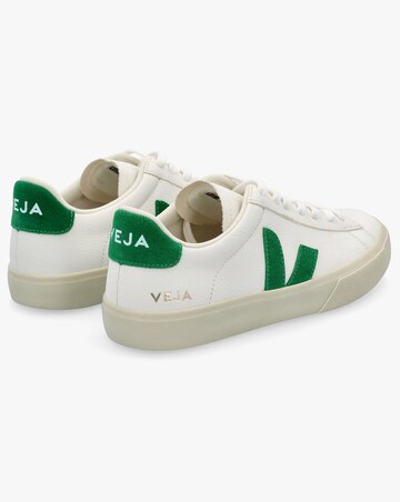 Veja Campo Extra White Emeraude Chromefree Leather Trainers