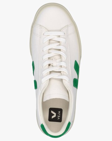 Veja Campo Extra White Emeraude Chromefree Leather Trainers