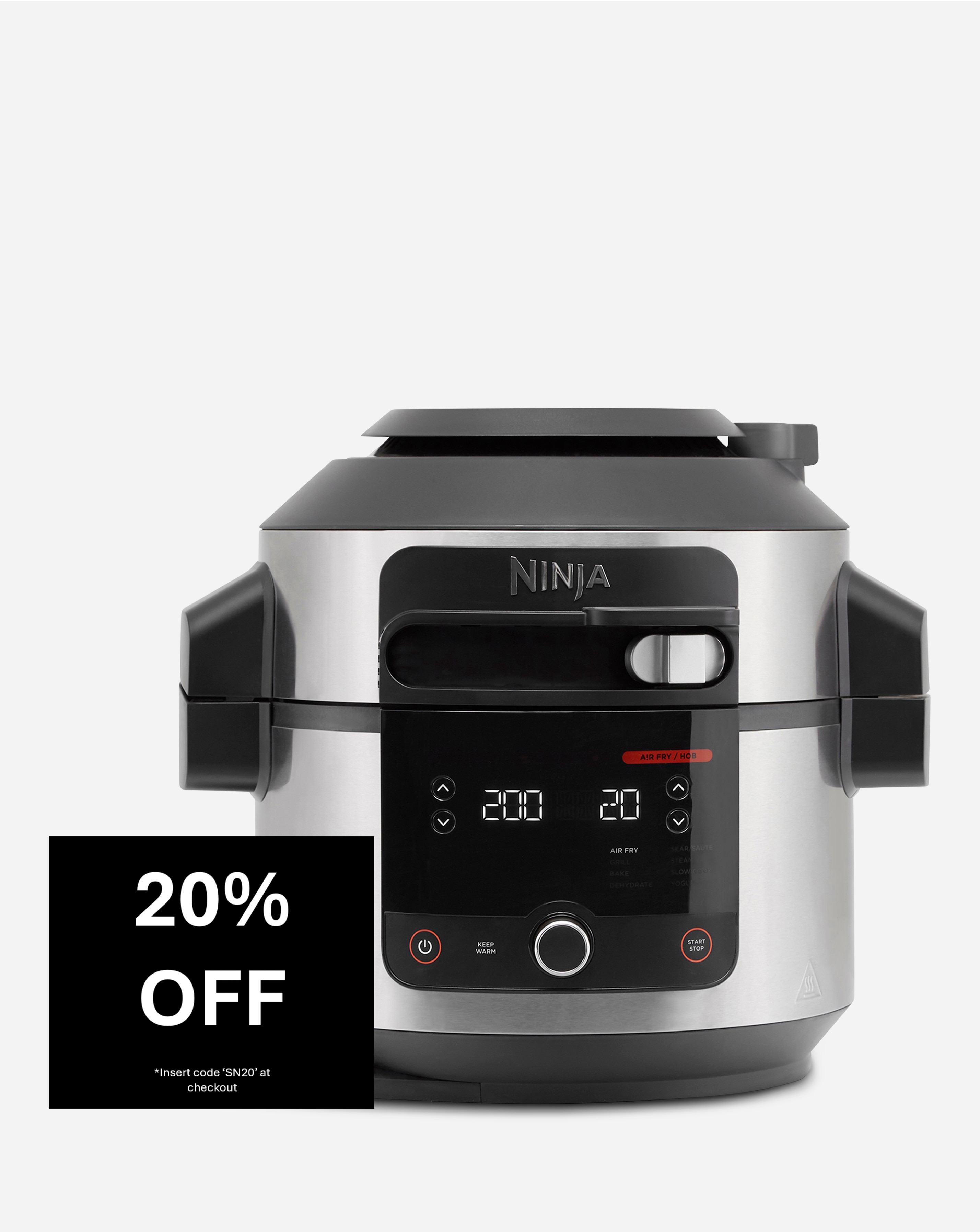 Ninja 6L One Lid Muti Cooker 11 in 1