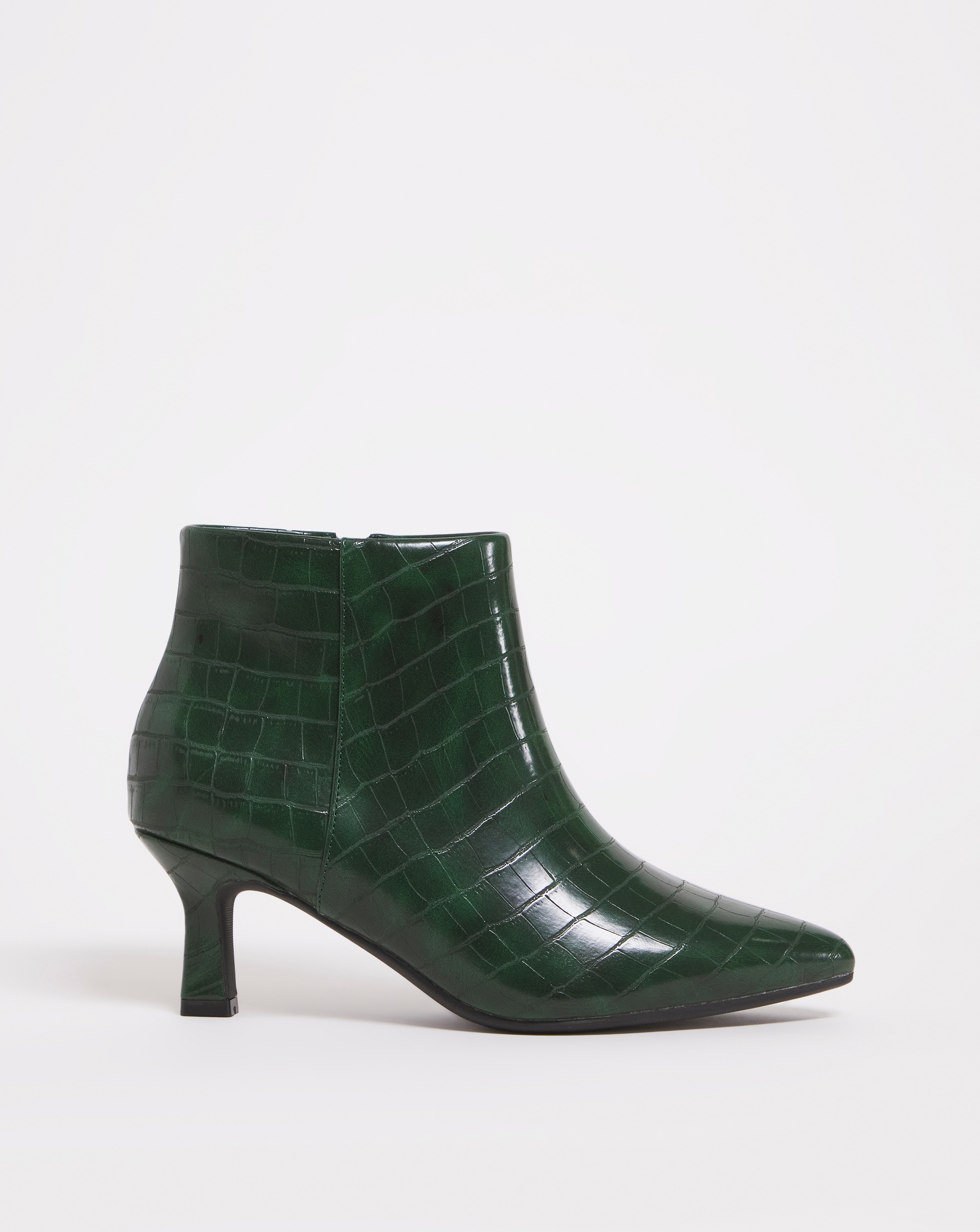 Kitten Heel Ankle Boot E Fit