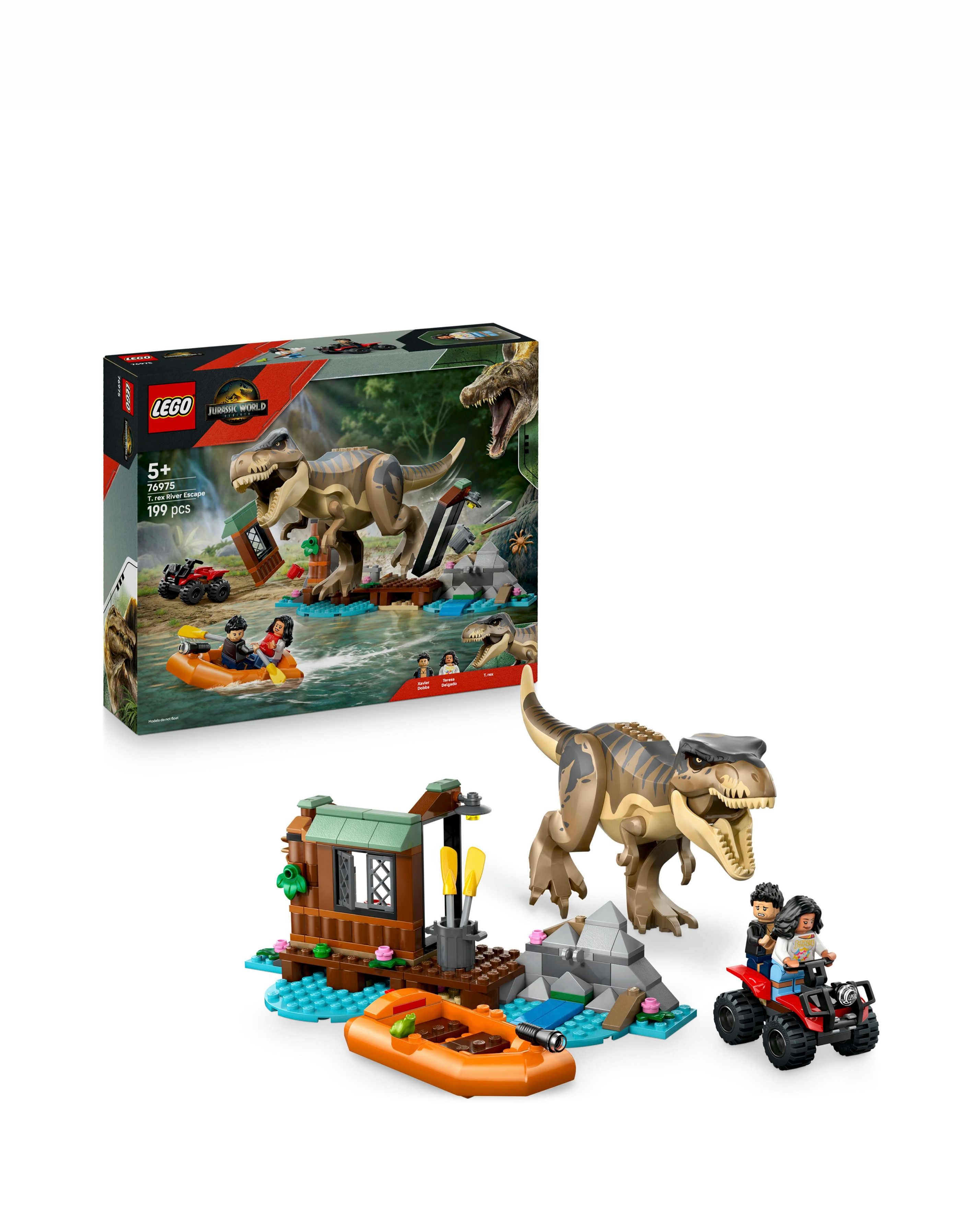 LEGO Jurassic World T.Rex River Escape
