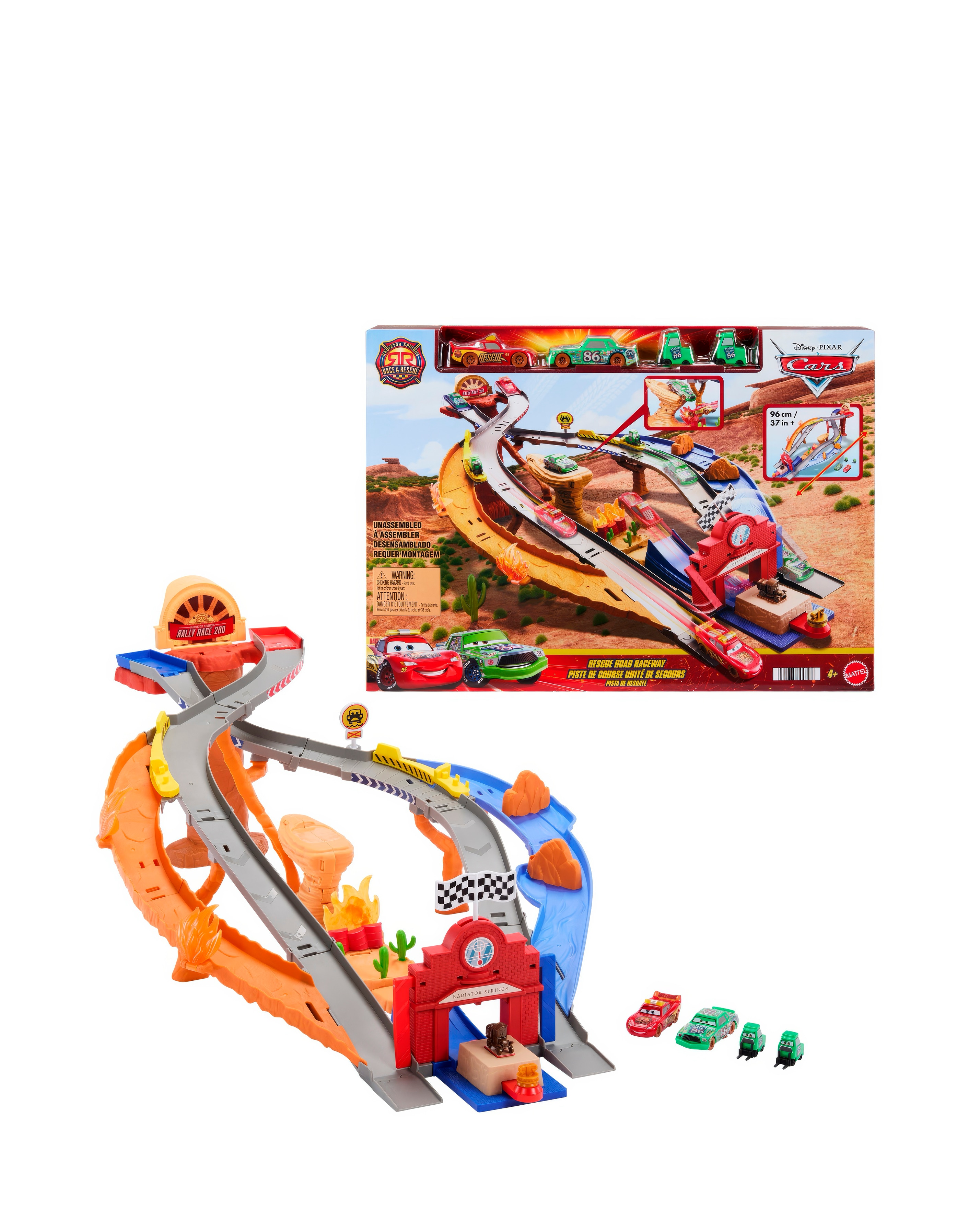 Disney Cars Race & Rescue Playset