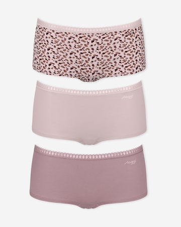 Sloggi Go Crush 3 Pack Short Knickers