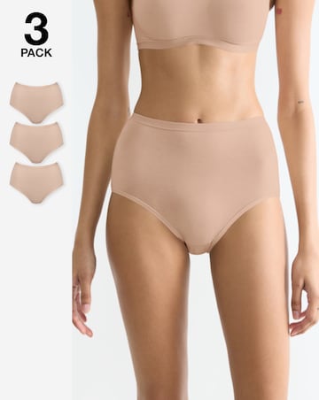 Sloggi Go Daily Cotton 3 Pack Soft High Waist Knickers