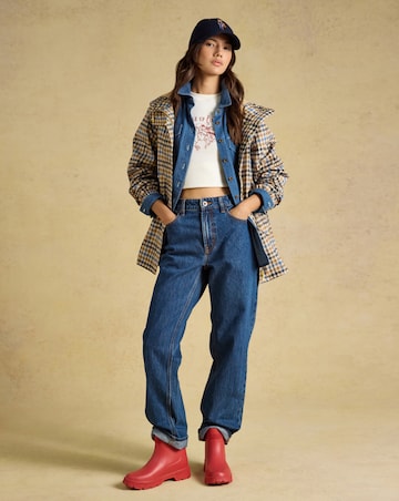 Joules Everdry Check Raincoat