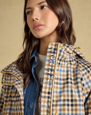 Joules Everdry Check Raincoat
