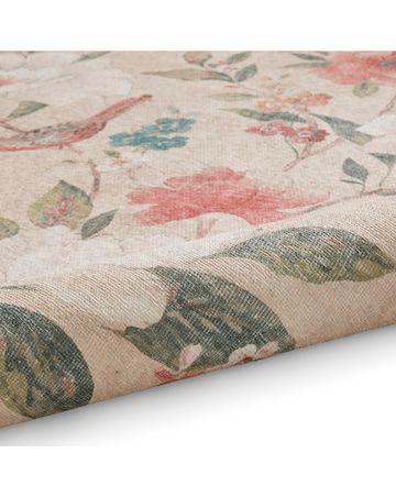 Catherine Lansfield Pippa Floral Birds Washable Rug