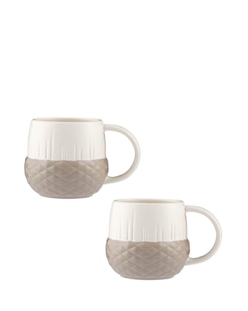 Price & Kensington Set of 2 Acorn Mugs