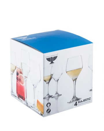 Ravenhead Majestic Set of 4 White Wine Glasses