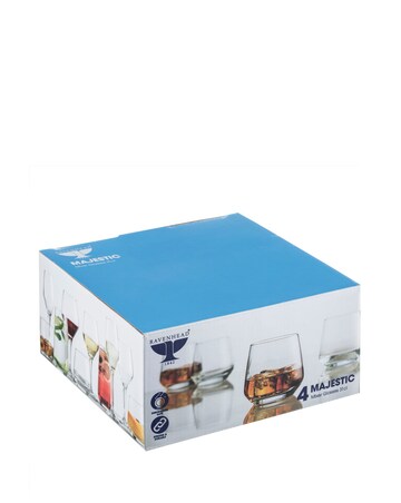 Ravenhead Majestic Set of 4 Tumbler Glasses