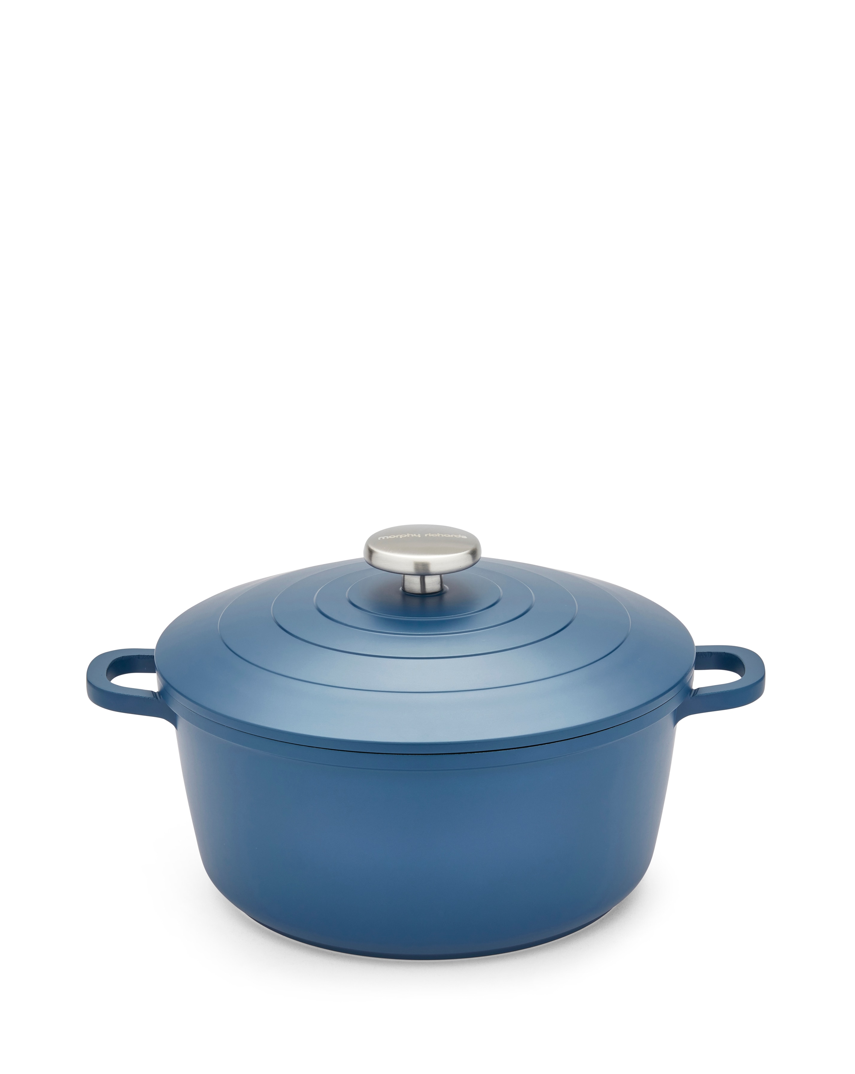 Morphy Richards 24cm Blue Casserole Dish