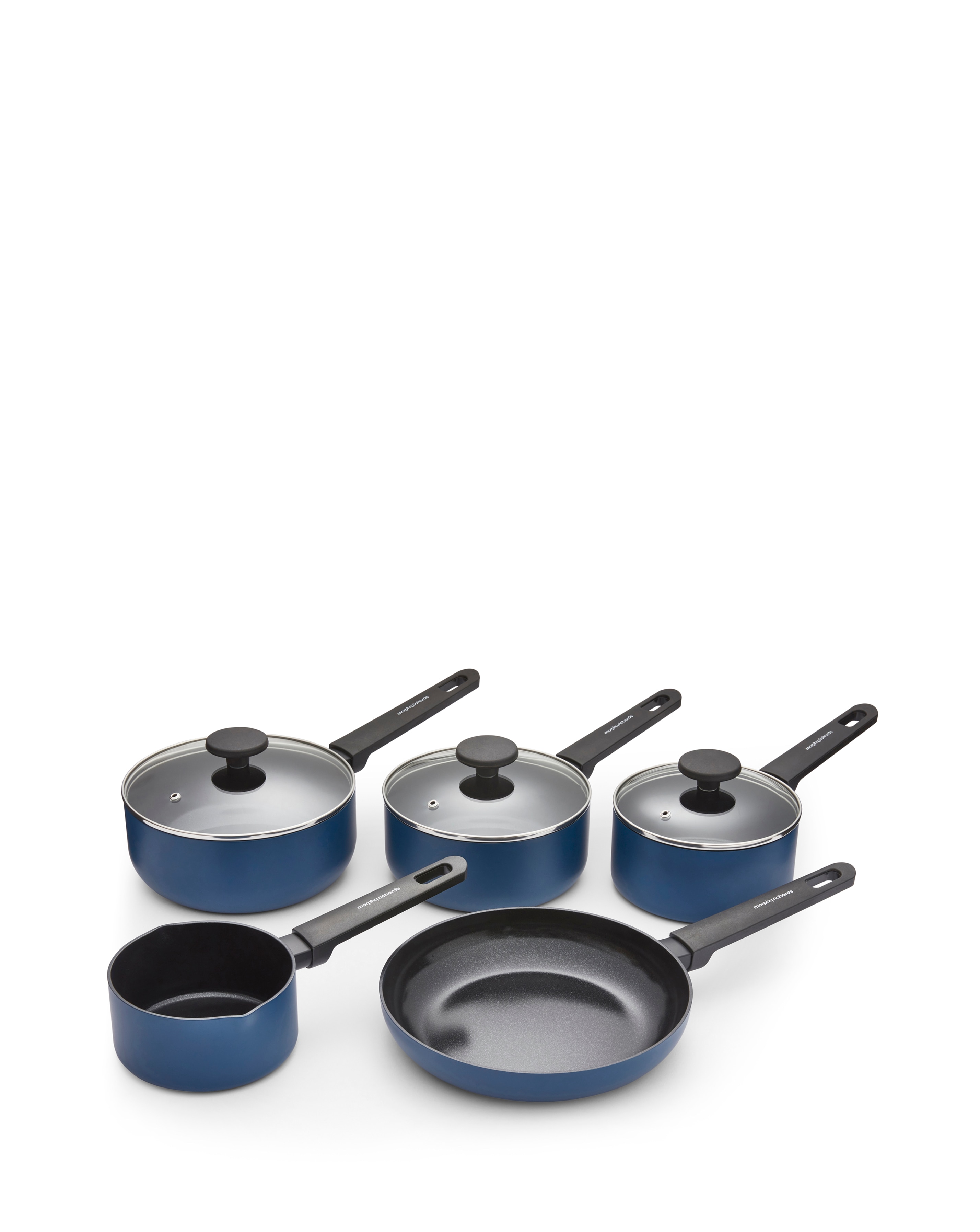 Morphy Richards Blue 5 PC Pan Set