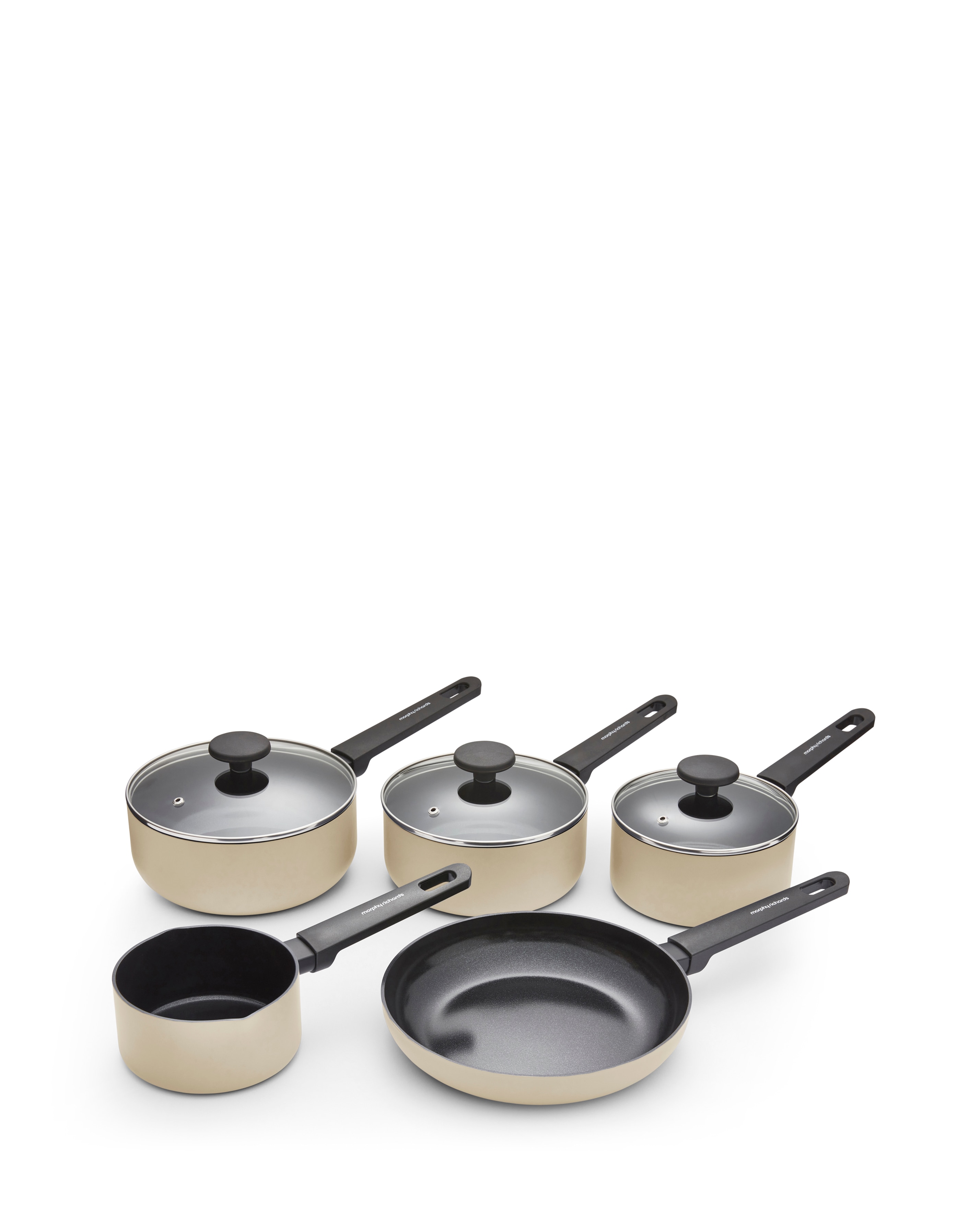Morphy Richards Cream 5 PC Pan Set