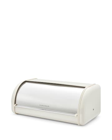 Morphy Richards Roll Front Bread Bin - Cream