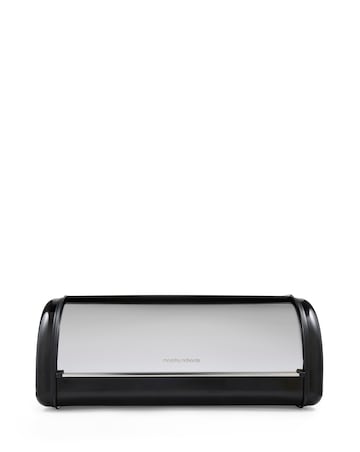 Morphy Richards Roll Front Bread Bin - Black