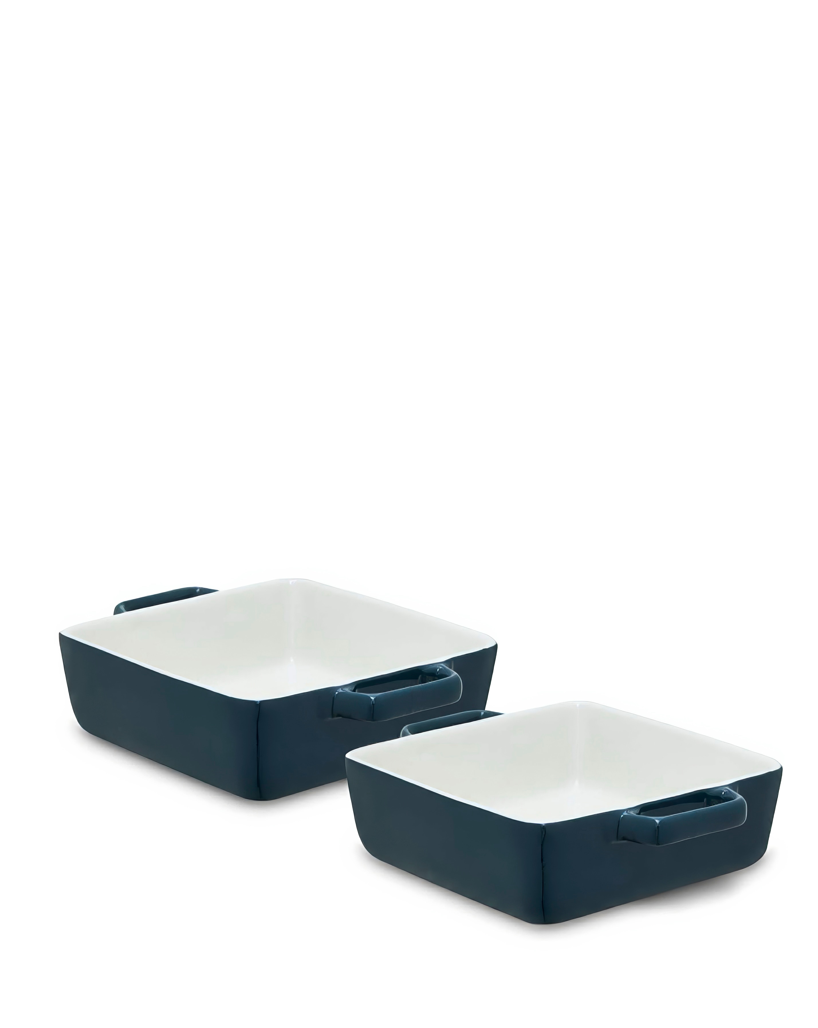 Barbary & Oak 2 Square Dishes Teal
