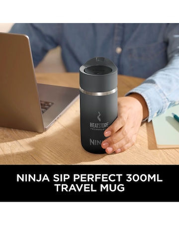 Ninja SipPerfect 10oz Hot Drink Bottle Black