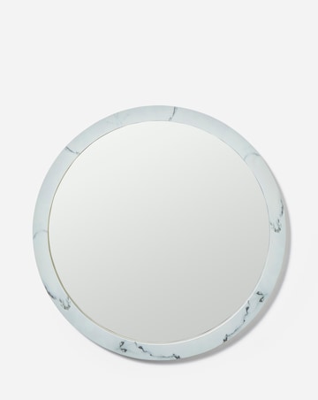 Marble Round Wall Mirror