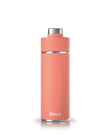 Ninja Thirsti Carbonated 700ml 24oz Bottle with Carbonation Lid in Coral