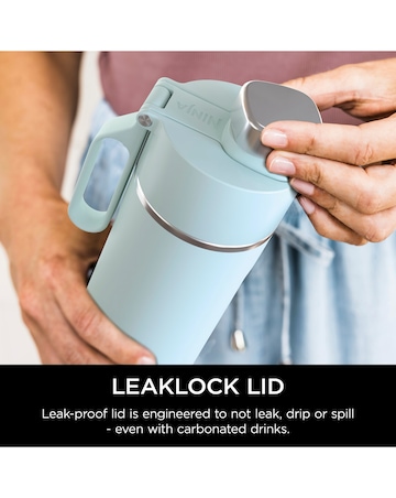 Ninja Thirsti Carbonated 700ml 24oz Bottle with Carbonation Lid in Mint