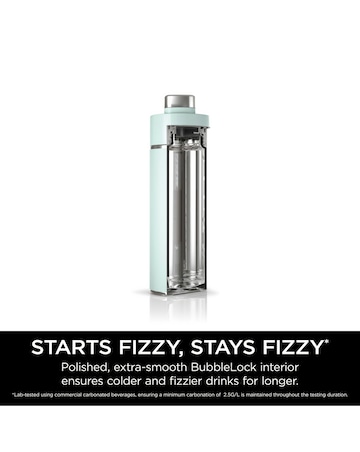Ninja Thirsti Carbonated 700ml 24oz Bottle with Carbonation Lid in Mint