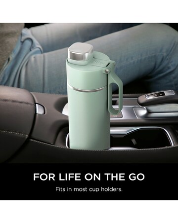 Ninja Thirsti Carbonated 700ml 24oz Bottle with Carbonation Lid in Mint