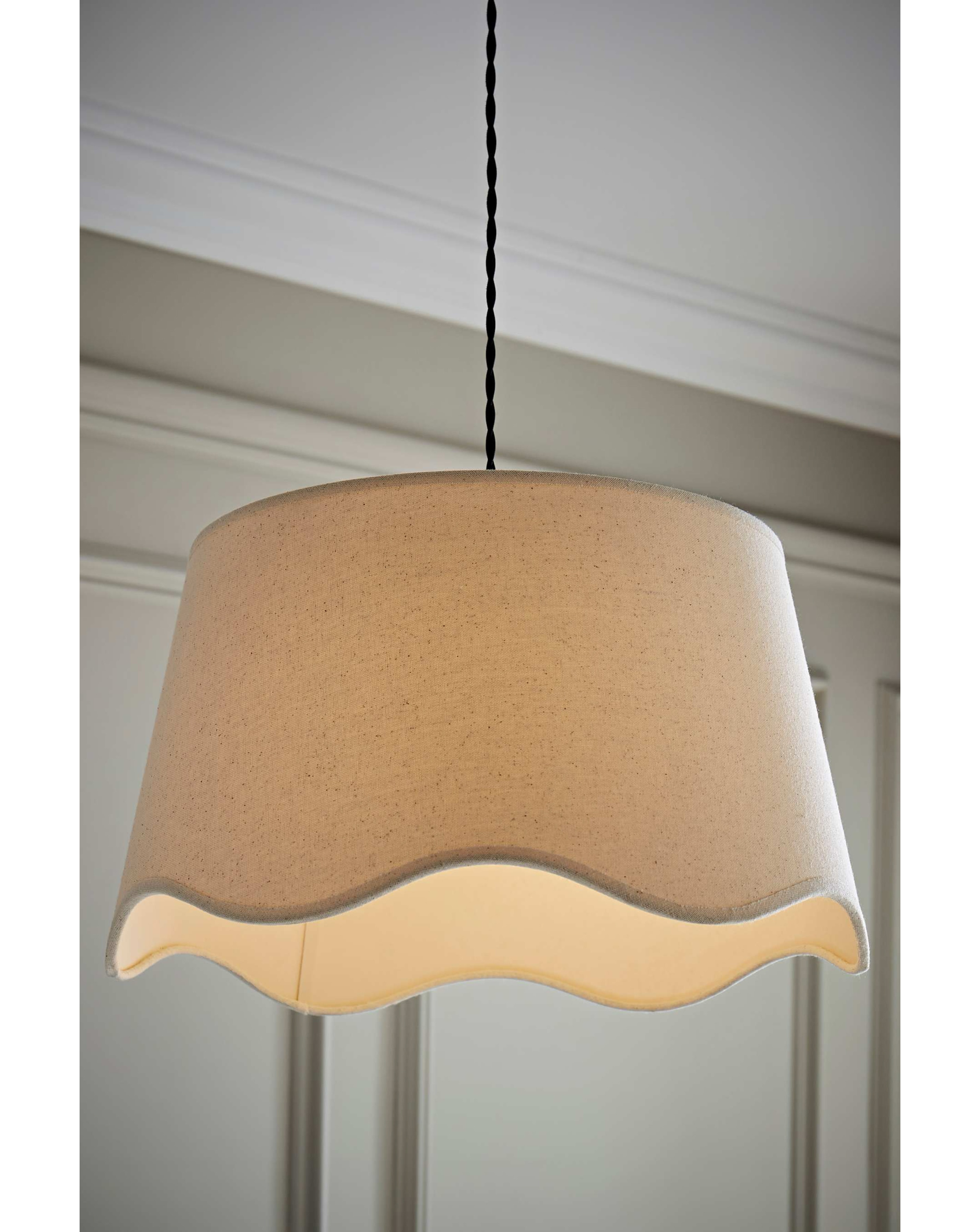 New In - Mabel Large Natural Linen Shade 45cm