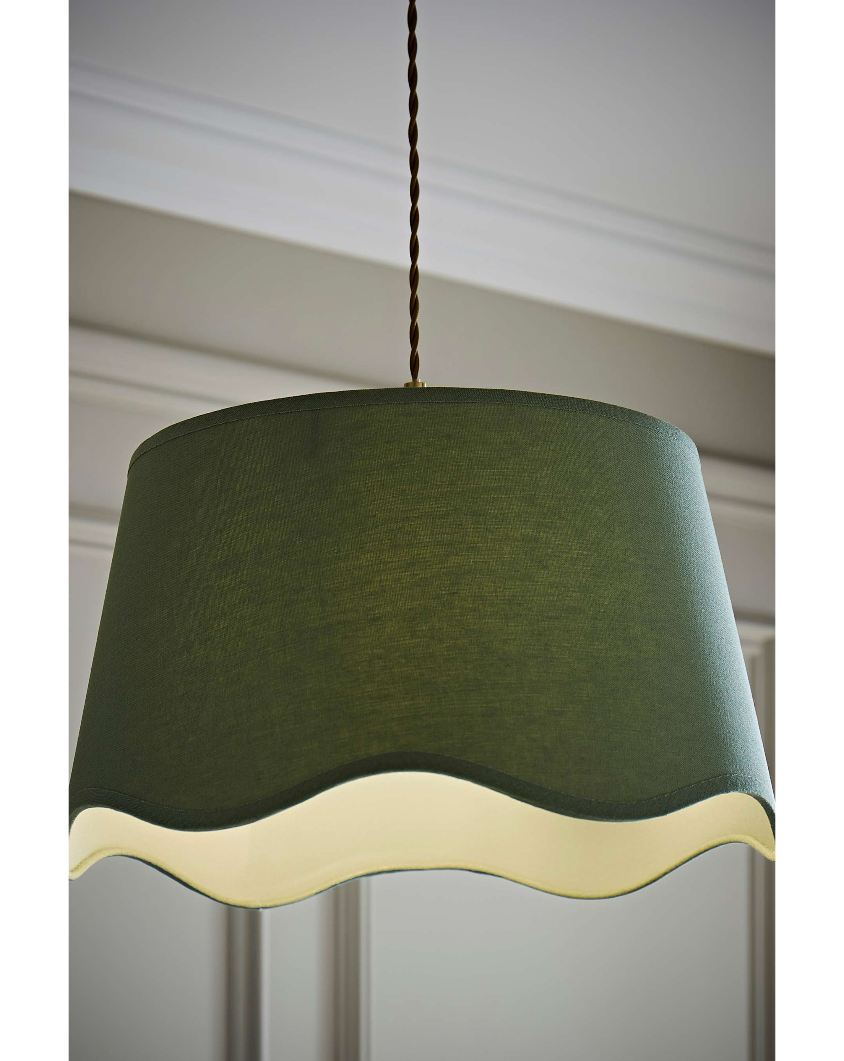Mabel Large Sage Linen Shade 45cm