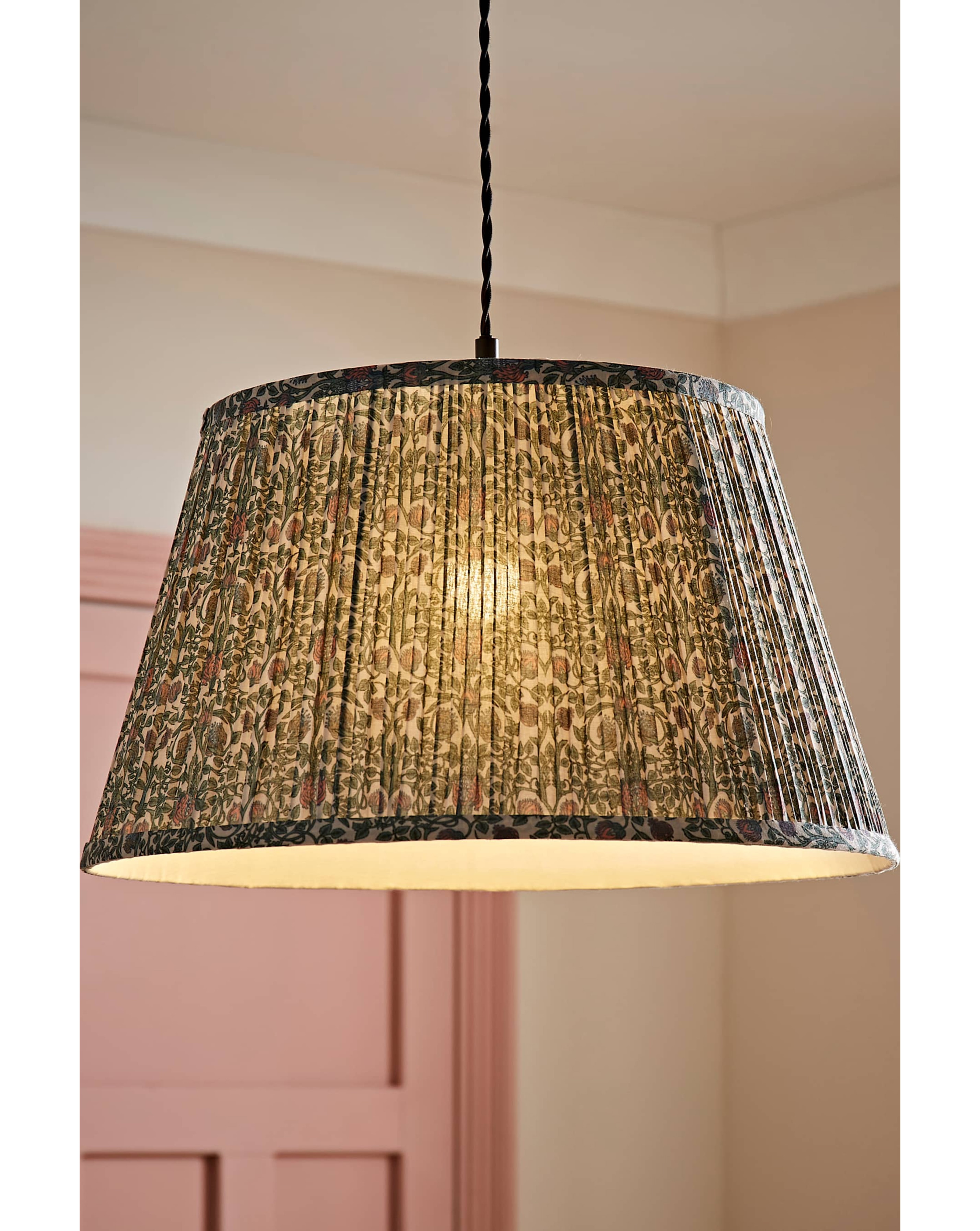 Abel Floral Pleated Shade 45cm