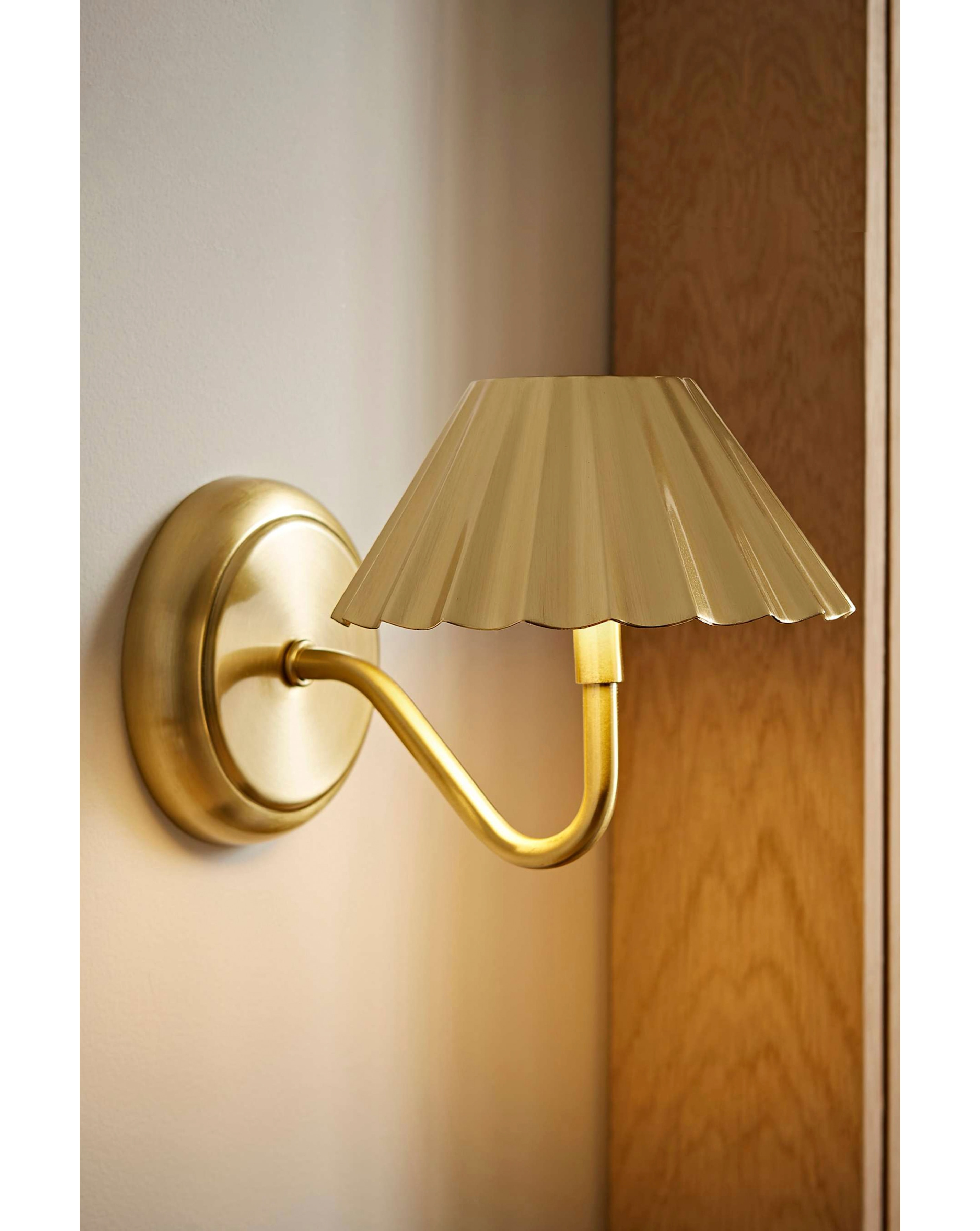 New In - Avery Gold Rechargeable Wall Light