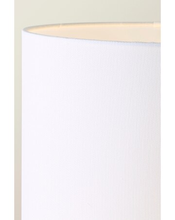 ValueLights Una Rattan Midi Floor Lamp