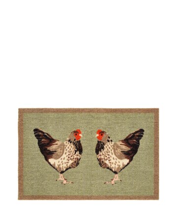 My Mat Nylon Indoor Pattern Chickens Doormat