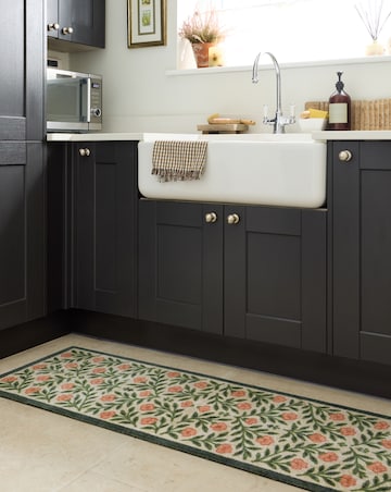 My Mat Nylon Indoor Pattern Botanical Runner