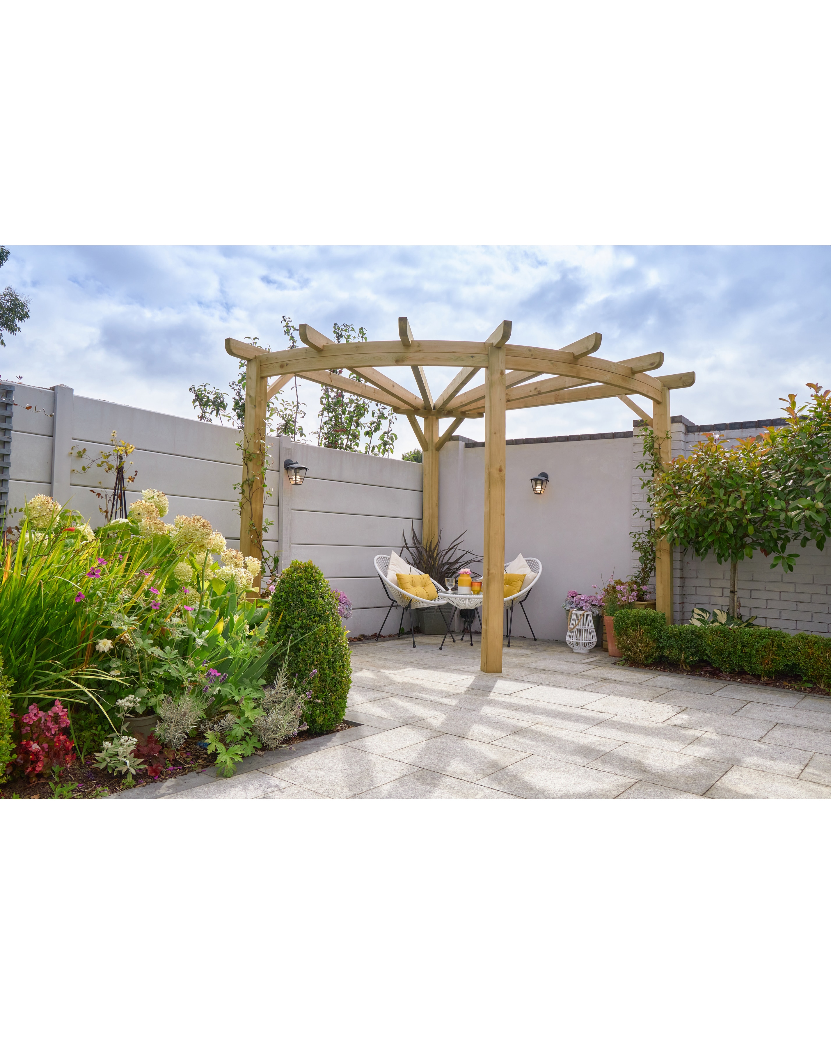 New In - Forest Premium Radial Pergola