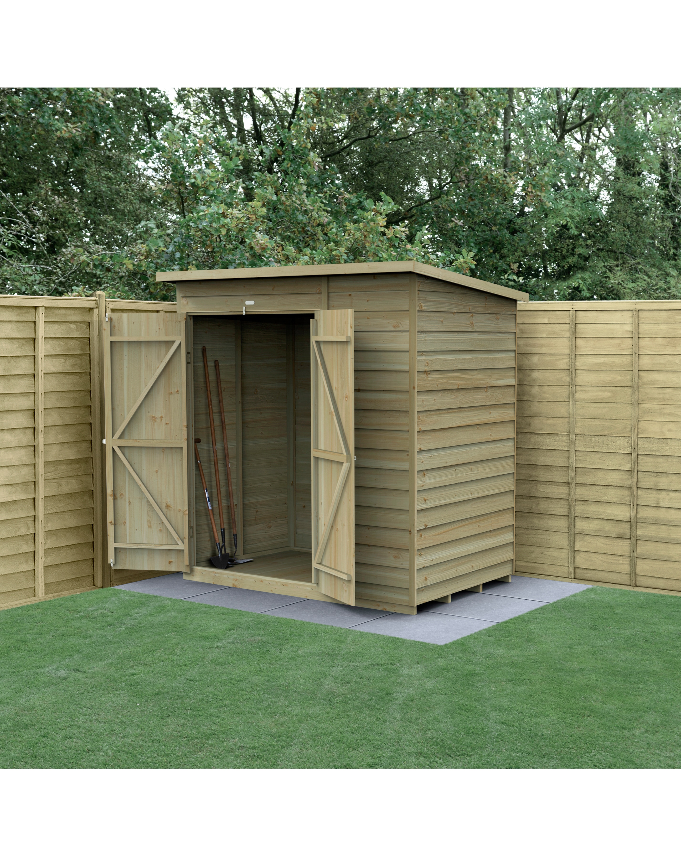 New In - Forest 4LIFE Pent Shed 6x4