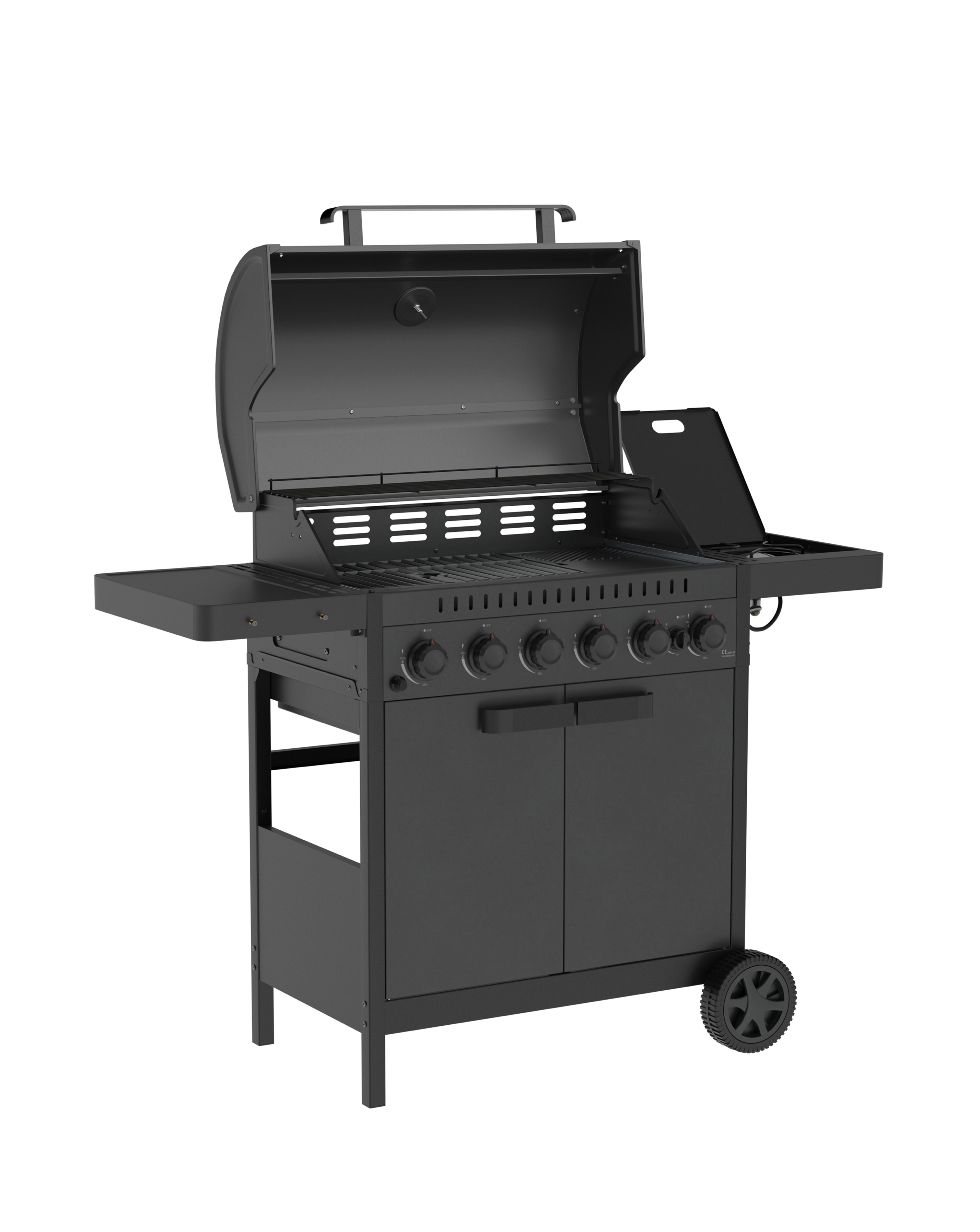 New In - Ottimo 420 6 Gas Barbecue & Side Burner