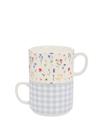 Set of 2 Stacking Mugs