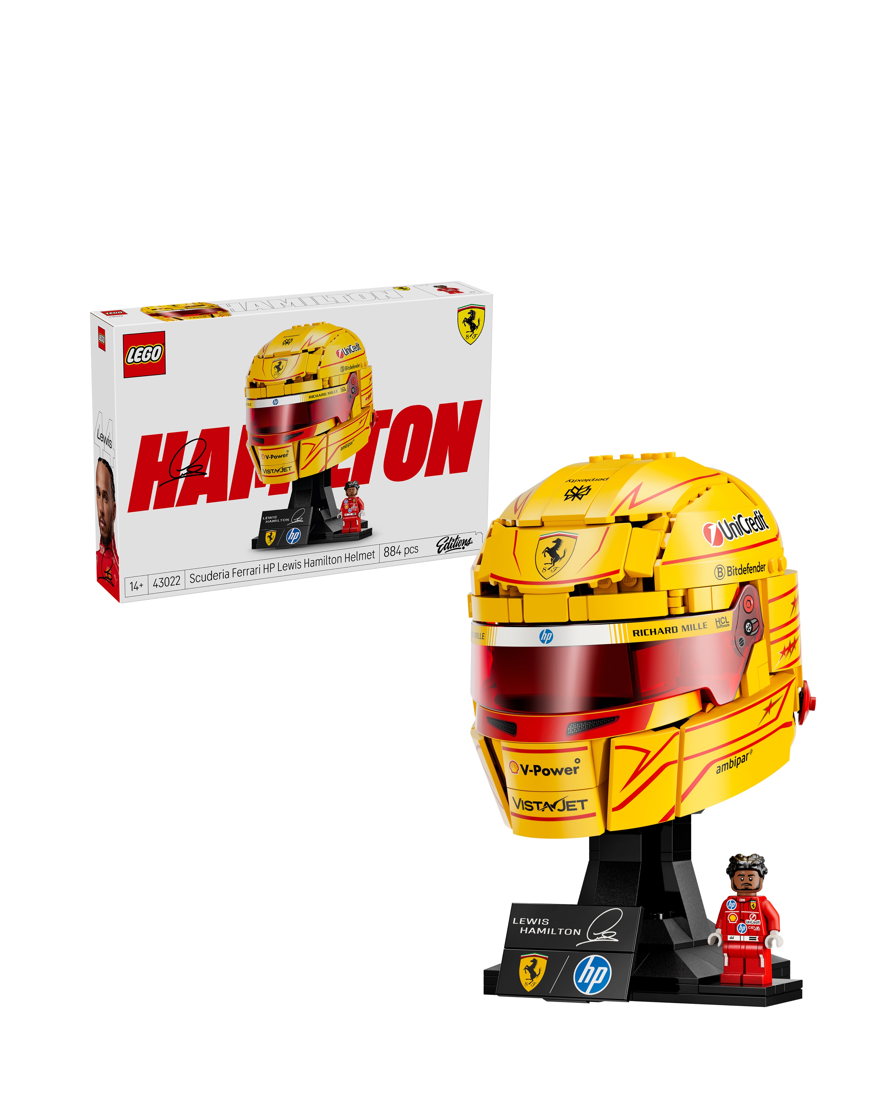 New In - LEGO Editions Scuderia Ferrari HP Lewis