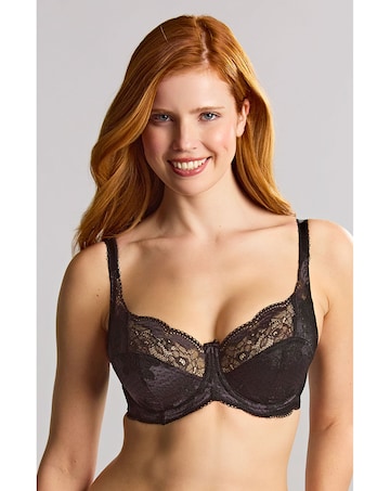 Panache Clara Wired Charcoal Black Full Cup Bra