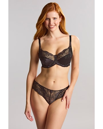 Panache Clara Wired Charcoal Black Full Cup Bra