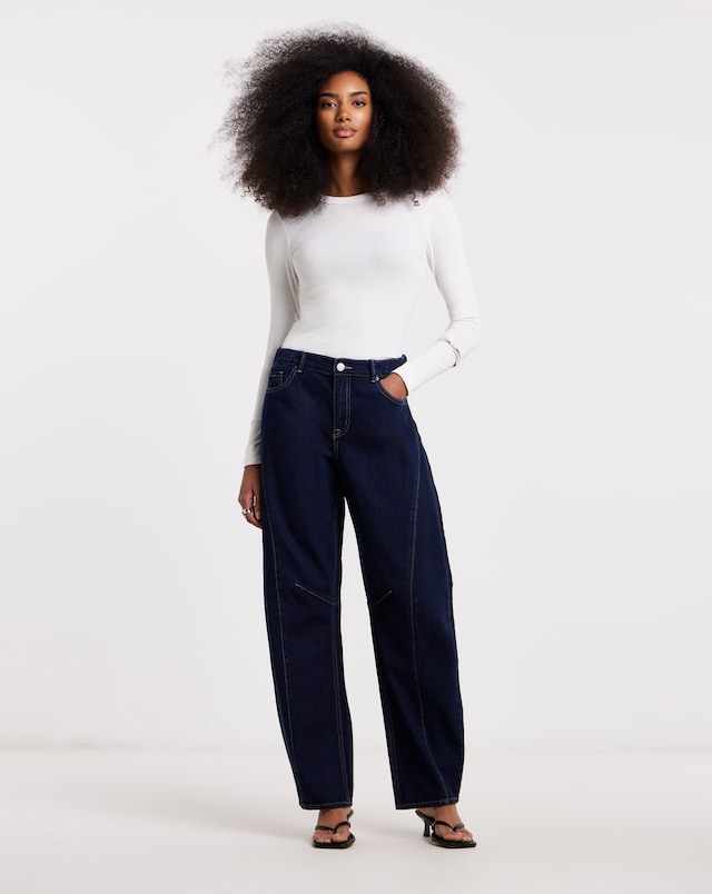 Simply Be Indigo Autehntic Tapered Leg Jean