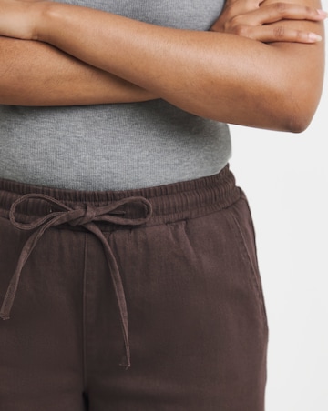 Chocolate Wide Leg Jogger Jean