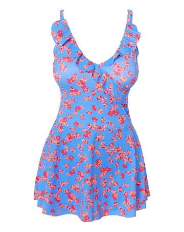 Simply Be Value 2 Pack Wrapover Ruffle Swimdresses