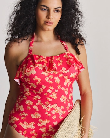 Simply Be Value 2 Pack Bandeau Ruffle Swimsuits