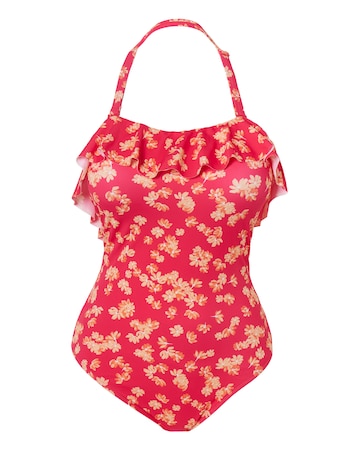 Simply Be Value 2 Pack Bandeau Ruffle Swimsuits