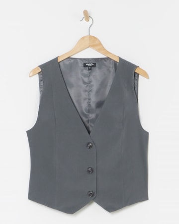 Charcoal Tailored Waistcoat