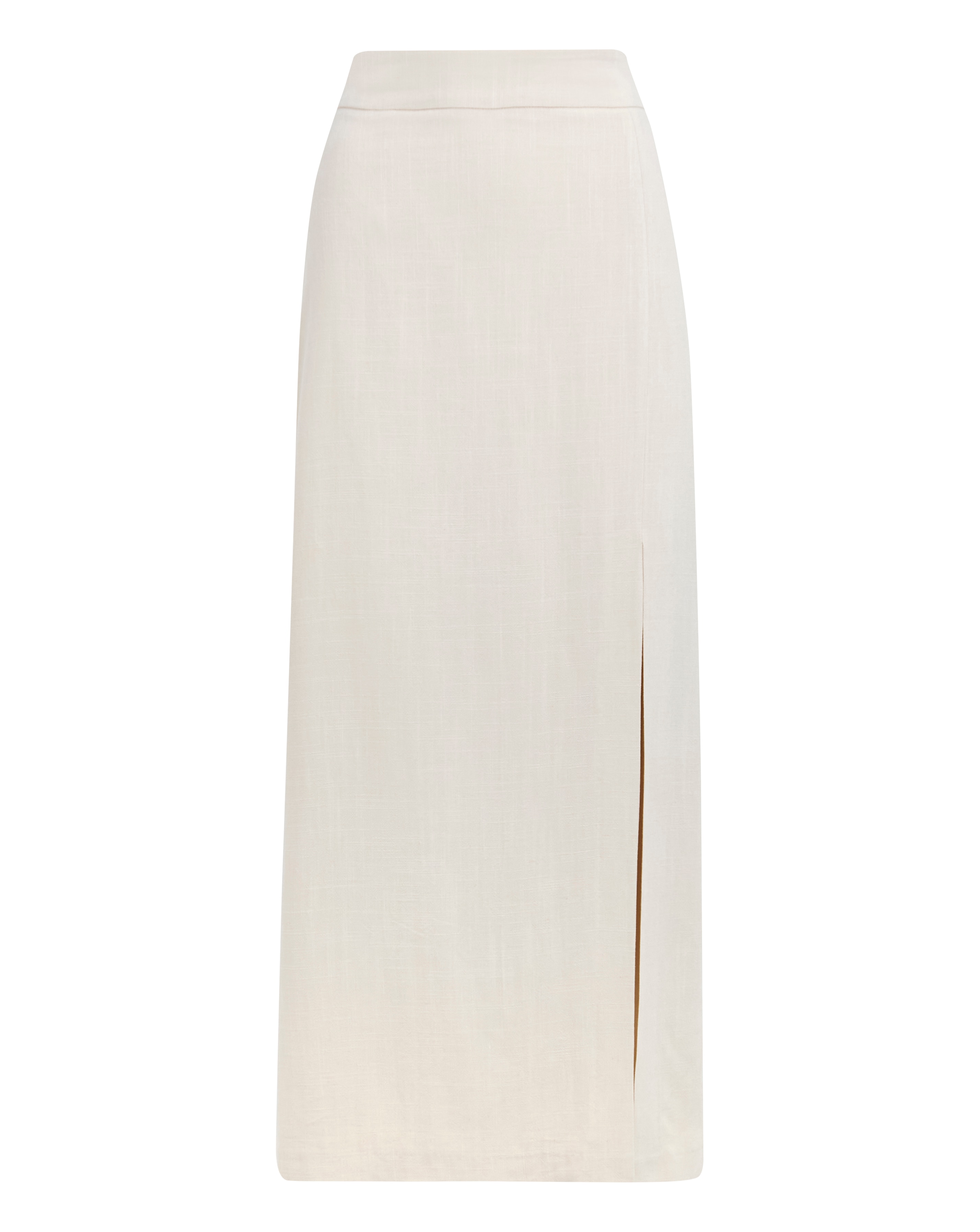 SBE Stone Linen Tailored Maxi Skirt