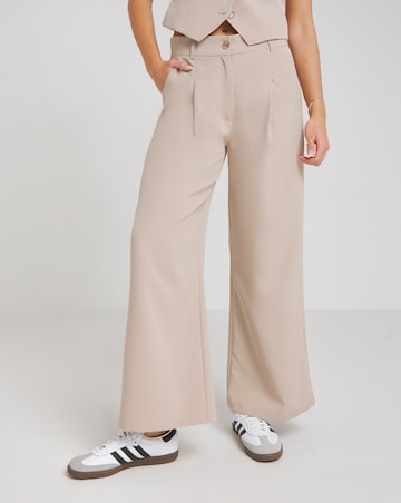 Simply Be Wide Leg Tailored Trousers