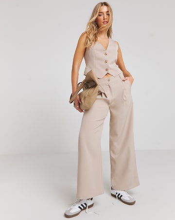 Simply Be Wide Leg Tailored Trousers